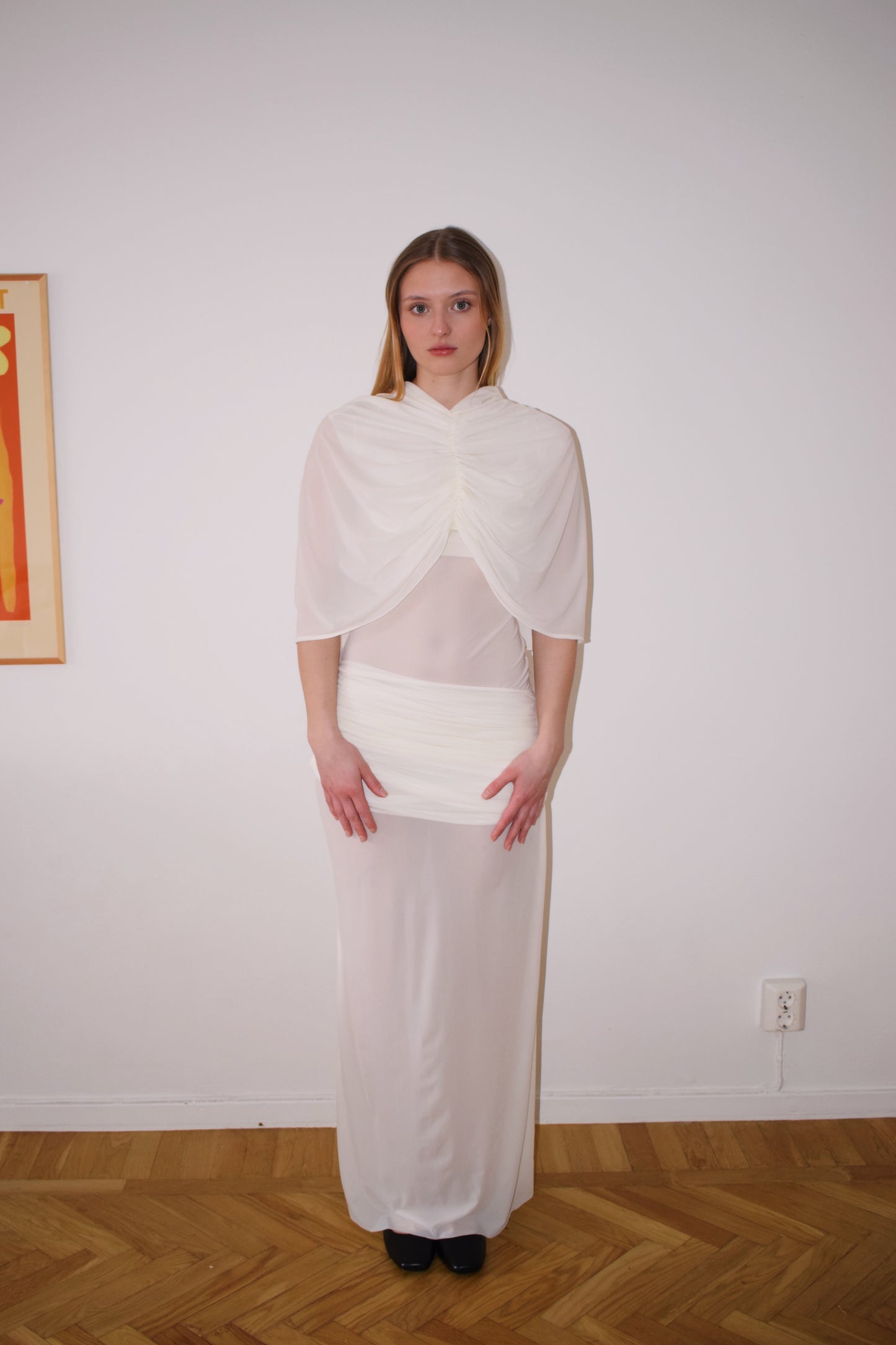 AVA DRESS / OFF WHITE