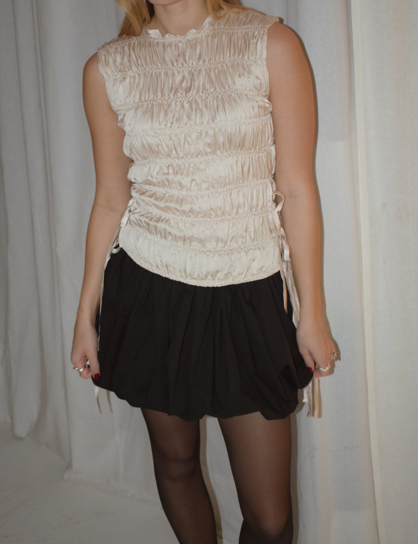 ASTRID TOP / LIGHT BEIGE