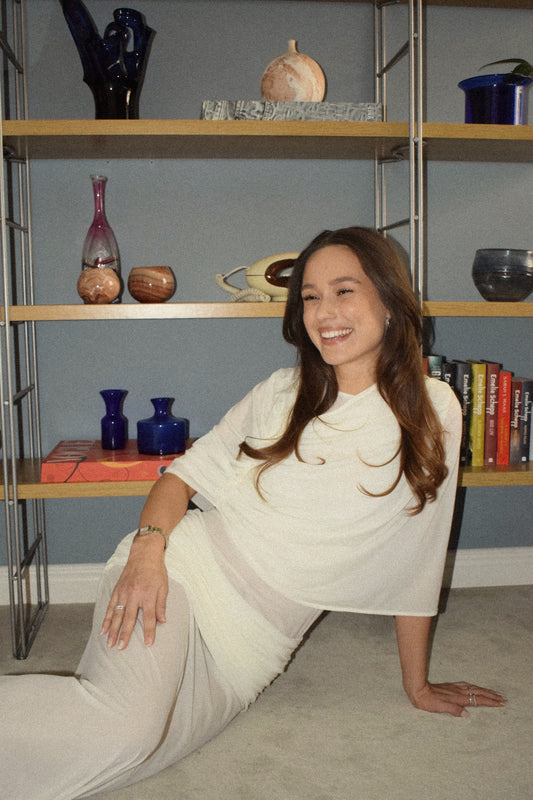 AVA DRESS / OFF WHITE