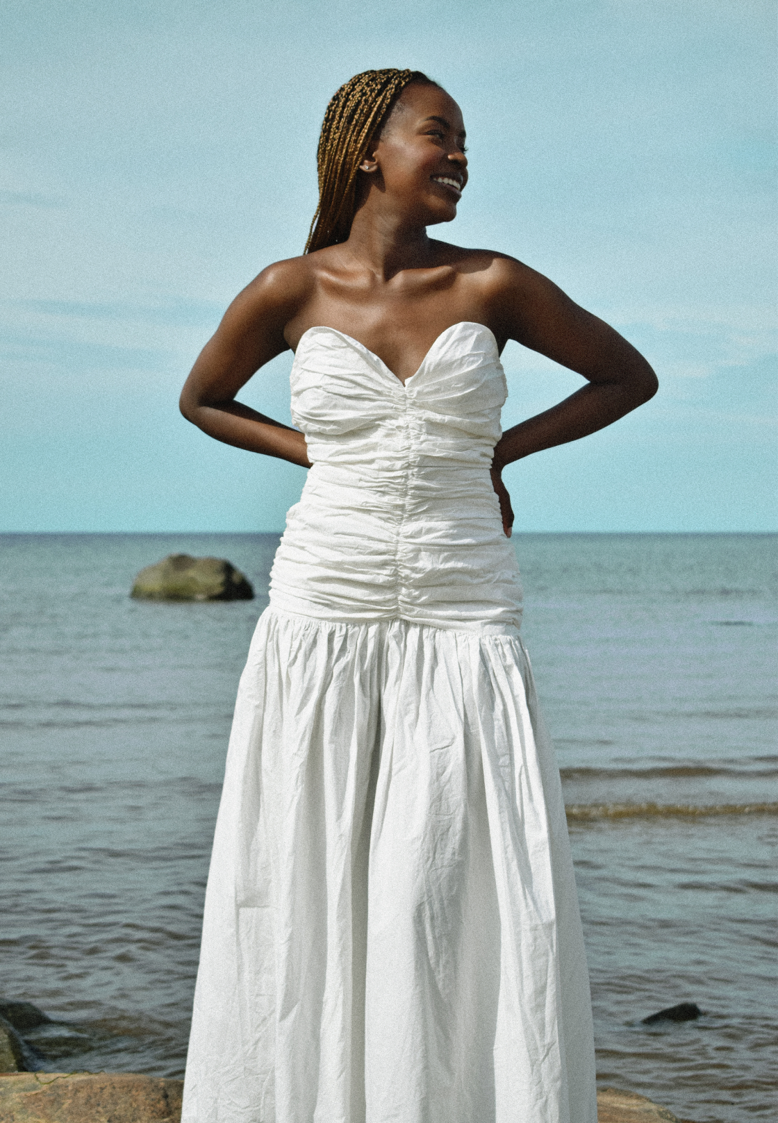 AMELIE DRESS / OFF WHITE