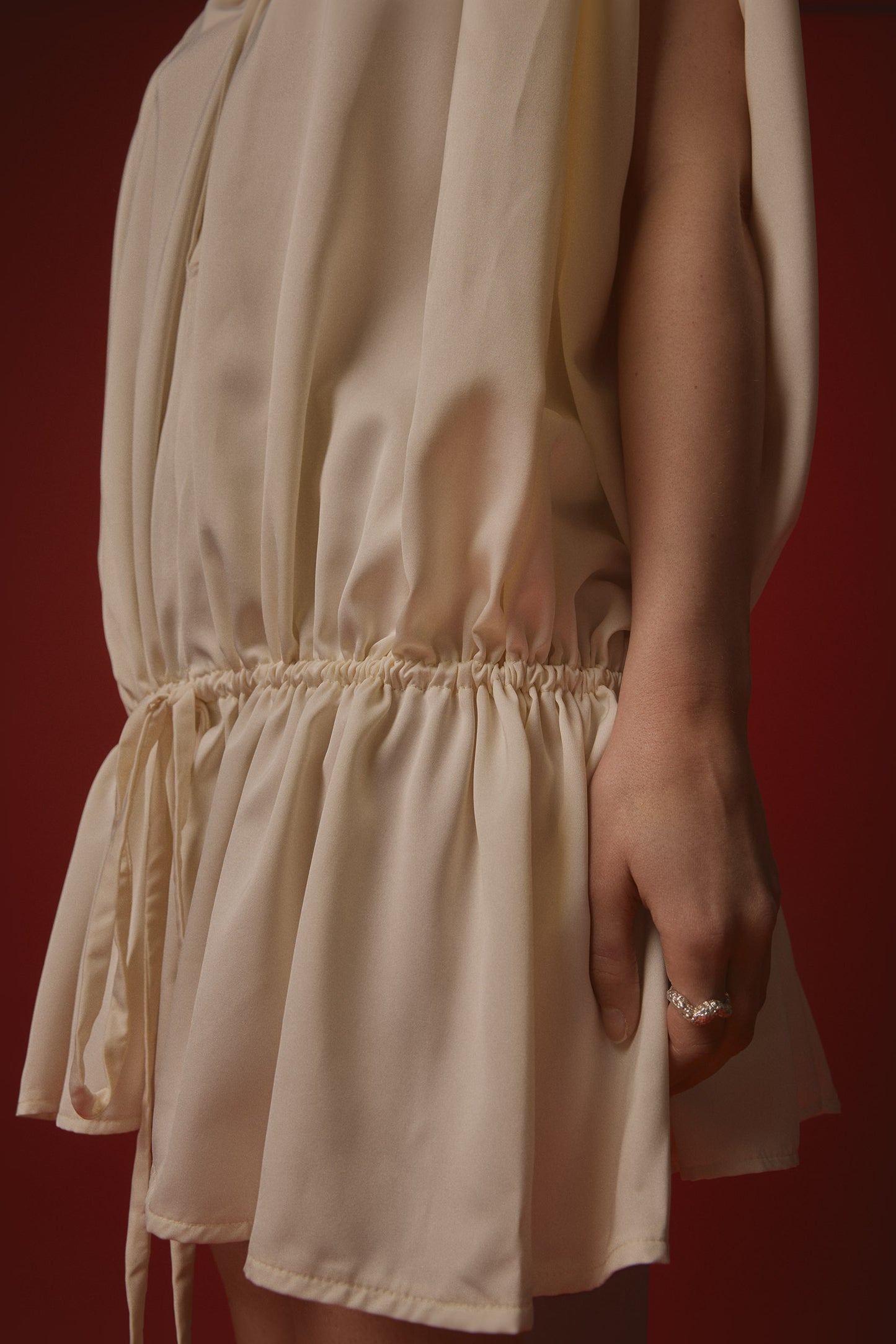 EMMA DRESS MINI / CREAM