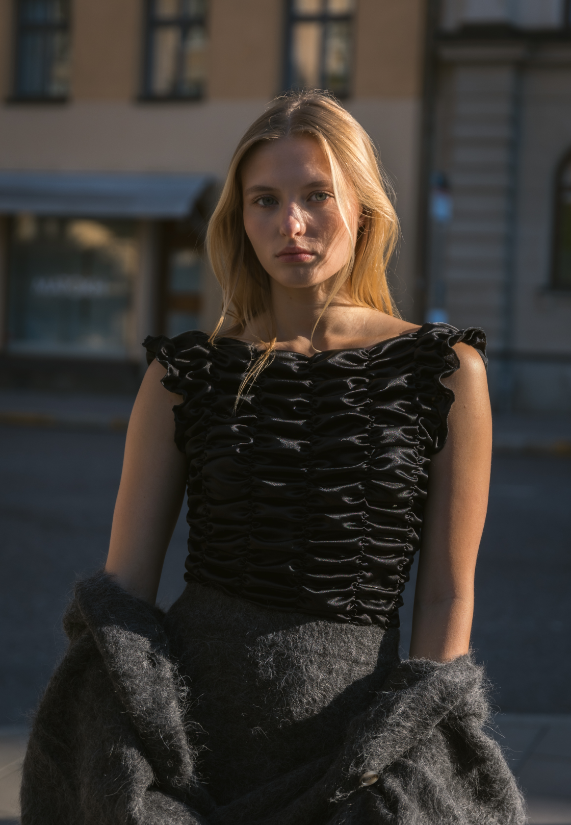 MATILDA TOP / SVART