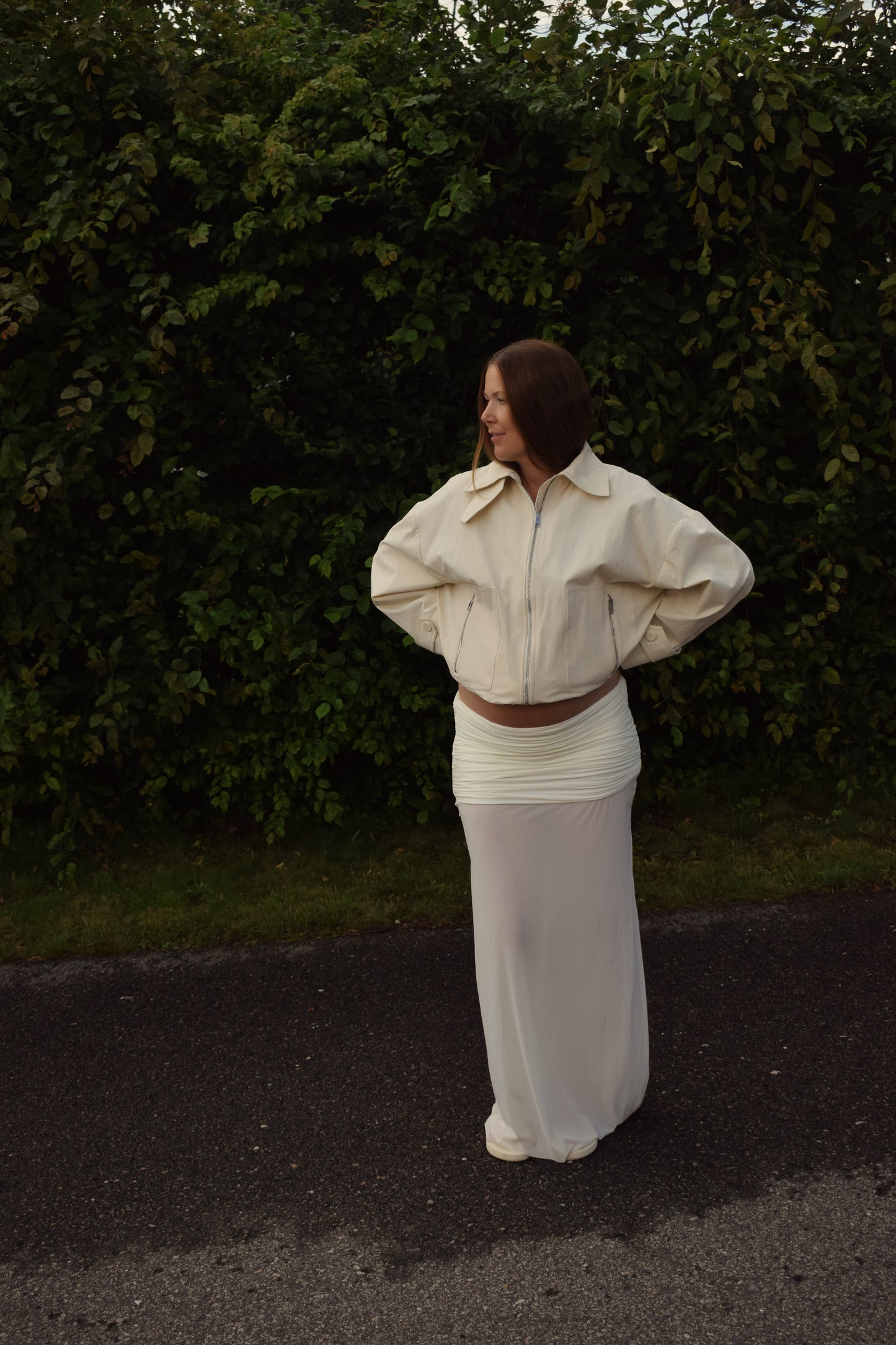 AVA SKIRT / OFF WHITE