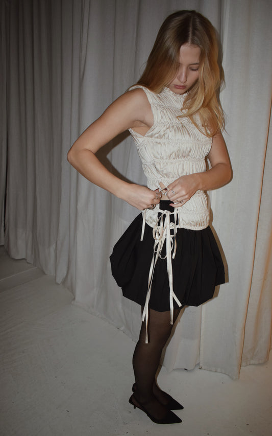 ASTRID TOP / LIGHT BEIGE