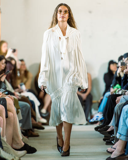 CELIA DRESS / COLD IVORY