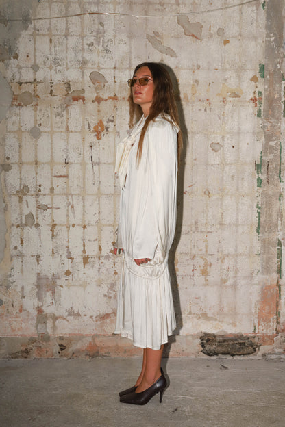 CELIA DRESS / COLD IVORY