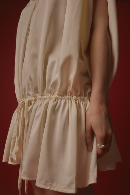 EMMA DRESS MINI / CREAM