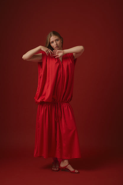 EMMA DRESS / RED