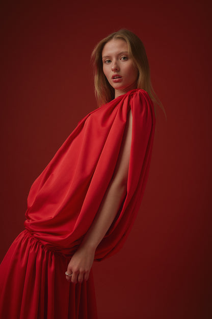 EMMA DRESS / RED
