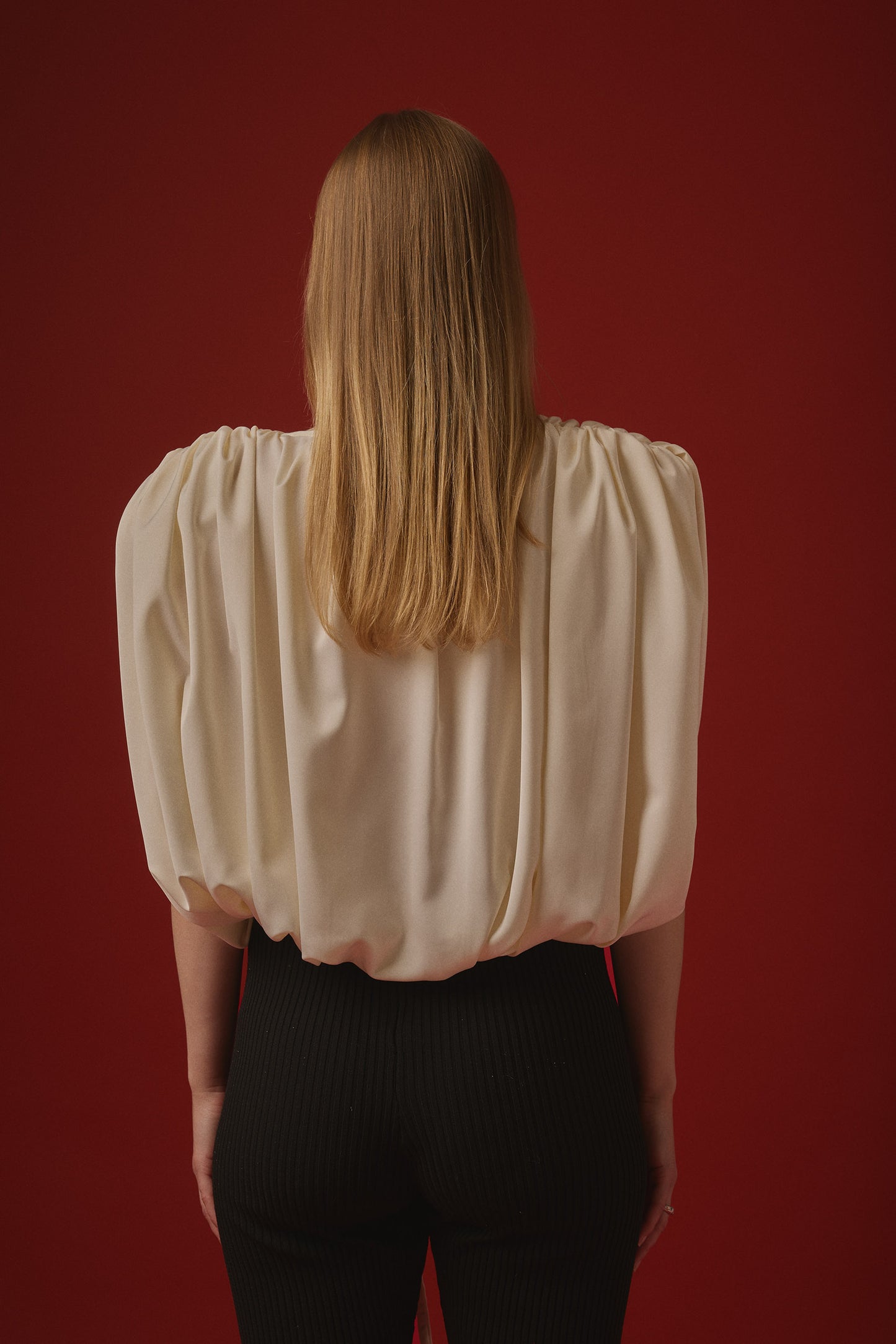 EMMA TIE TOP / CREAM