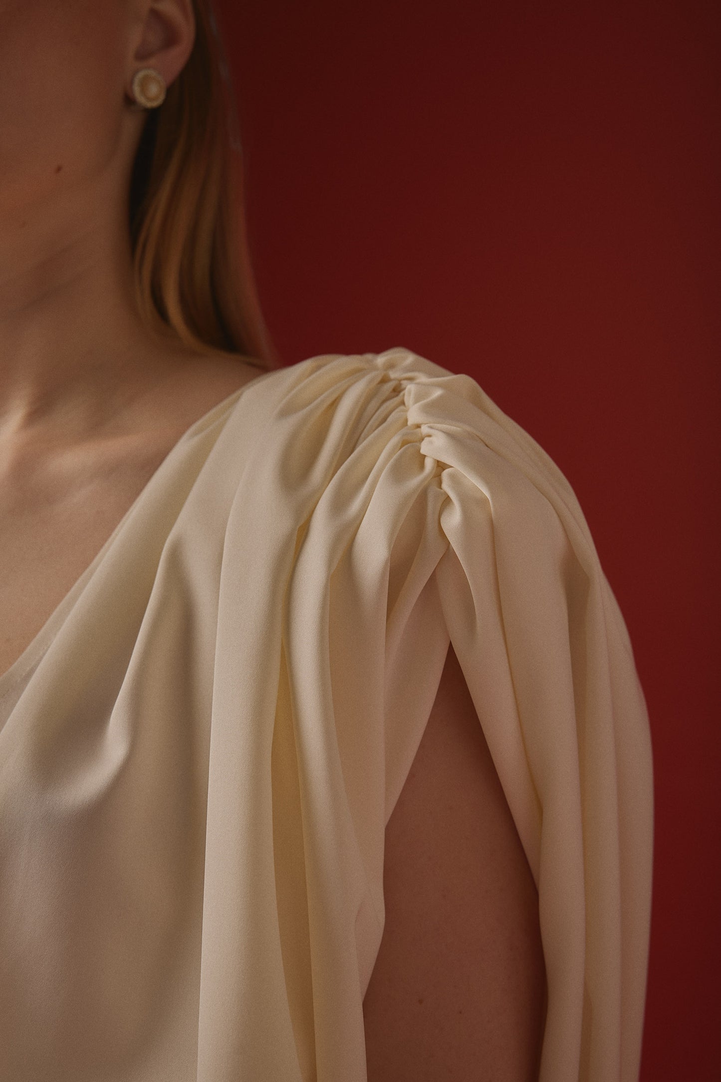 EMMA TIE TOP / CREAM