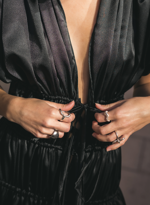 RUTH DRESS / SVART