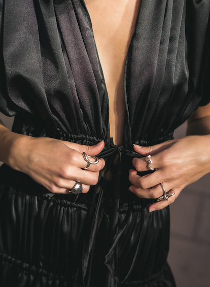 RUTH DRESS / SVART